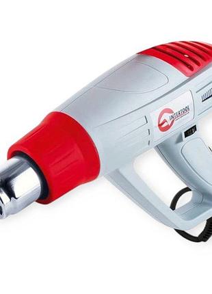 Фен технический 2000 вт, 3 ступени нагрева 60-600°с, led индикация intertool