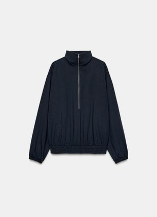 Куртка бомбер синя zara new