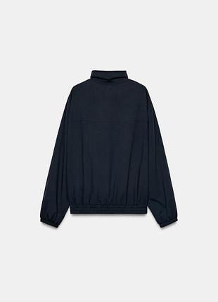 Куртка бомбер синя zara new 2