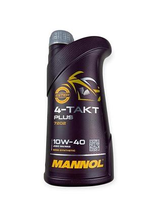 Олива моторна sct-mannol 4t 10w-40 plus sl напівсинтетика 1л