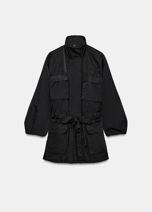 Куртка жіноча чорна zara new