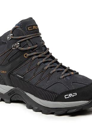 Ботинки мужские cmp rigel mid trekking shoes wp antracite-arabica