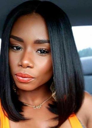 Парик каре "брюнетка" - 30-32 см 3