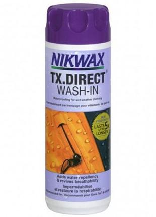 Водоотталкивающая пропитка nikwax tx. direct wash-in 300мл