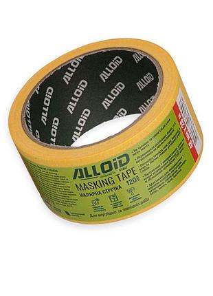 Лента малярная alloid 48мм х 20м, 120мкм желтая