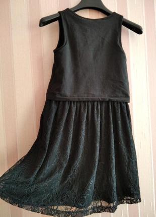 Нарядное гипюровое платье для девочки c&a2 фото