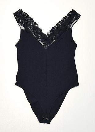 Черный боди zara 2