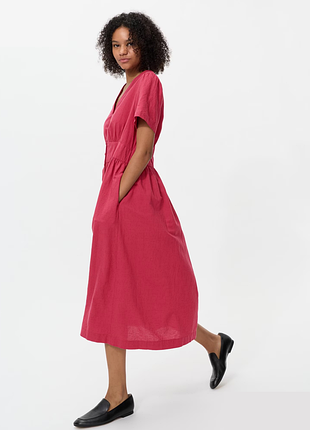 Платье из льняной смеси uniqlo (483823)