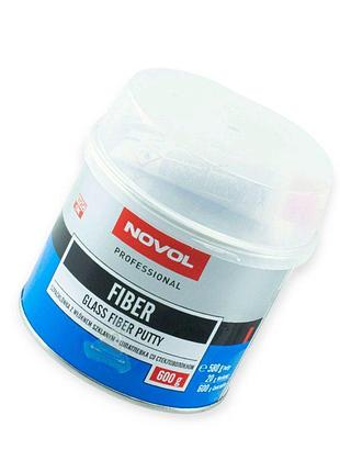 Шпаклівка novol fiber 0,6 кг (скловолокно)