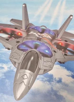 Радіокерований літак f-22 на пульті 2.4ghz, rc винищувач з 2 акумуляторами, іграшка для дітей і дорослих