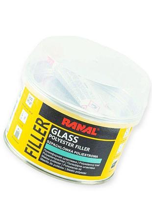Шпаклівка ranal glass 0,5 кг (скловолокно)