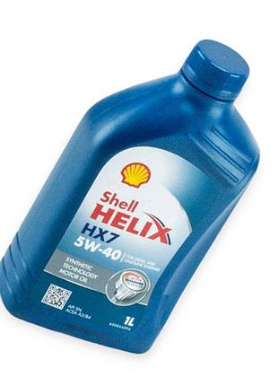 Олива моторна shell 5w-40 helix hx7 1л