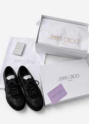 Кросівки жіночі jimmy choo london black