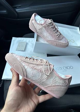 Кросівки jimmy choo london pink