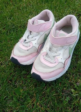 Кросівки шкіряні, білі, nike, primark 3