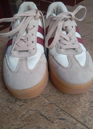 Кросівки шкіряні, білі, nike, primark 7
