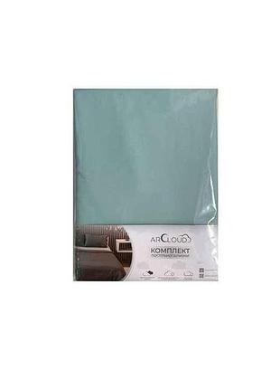 Простынь 175*210 полиэстер 15-4707 blue haze тм arcloud