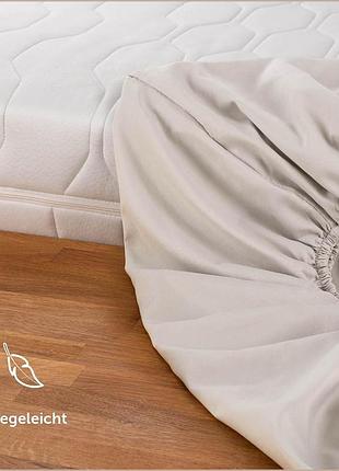 Простыня на резинке, blumtal, fitted sheet microfiber, ivory, 100% polyester микрофибра, дышащая, до 25 см 5