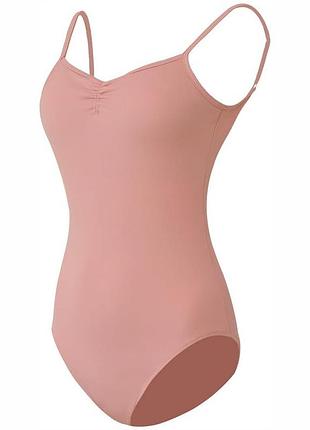 Леотард, royal smeela, camisole backless, розовый, спандекс, регул. бретели, балетный женский, размер xl