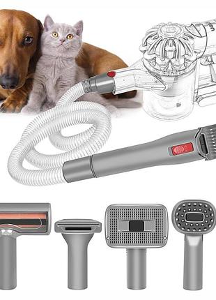 Триммер, italdos, clippers, silver, для собак/кошек, совместим с dyson v7–v15, керам. нож 1мм, низкий шум