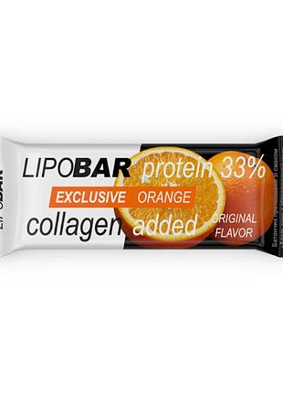 Протеїновий батончик, lipobar, 50 г, для спортивного раціону.