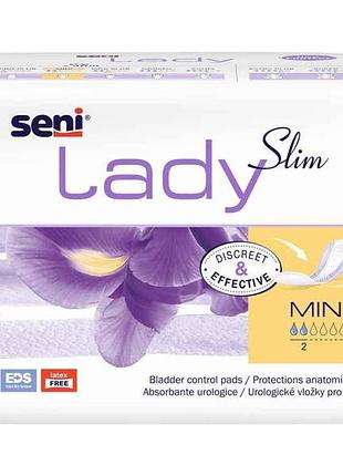 Прокладки урологічні 20шт seni lady slim mini 2крап тм seni