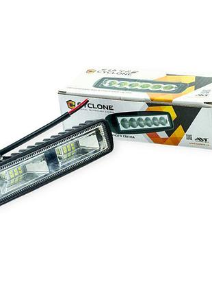 Фара додаткова led прямокутна 155х38х40 (д, в, ш) 20w sp дальній cyclone