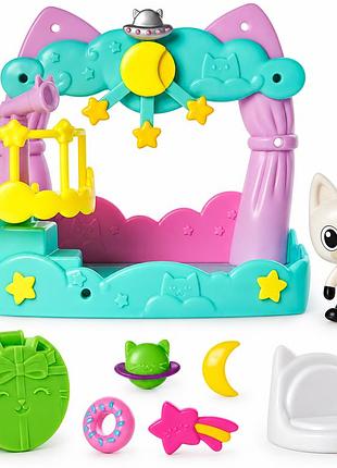 Ігровий набір gabby’s dollhouse «балкон пандолапи» pandy paws dreamy lookout, spin master, від 3 років