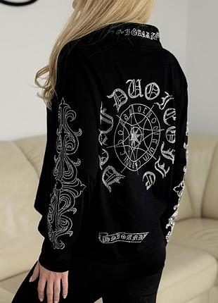 Унісекс зіп худі chrome hearts