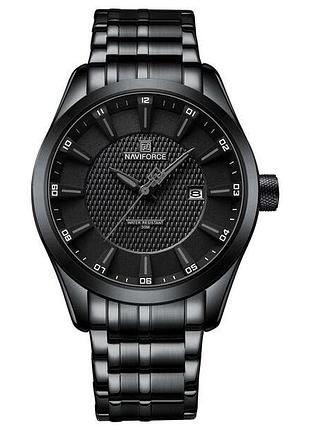 Мужские наручные часы naviforce perfect минеральное стекло, классические.