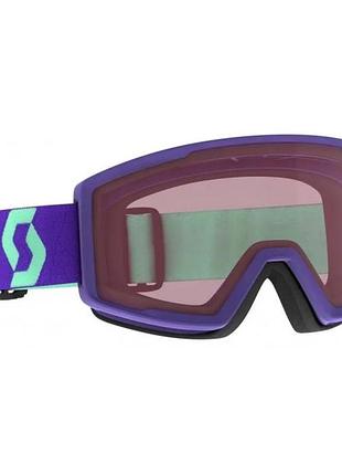 Маска горнолыжная scott factor deep purple/enhancer s2