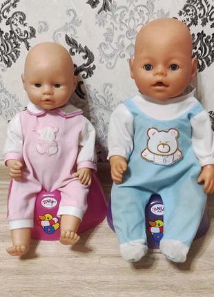 Пупсики baby born с горшками
