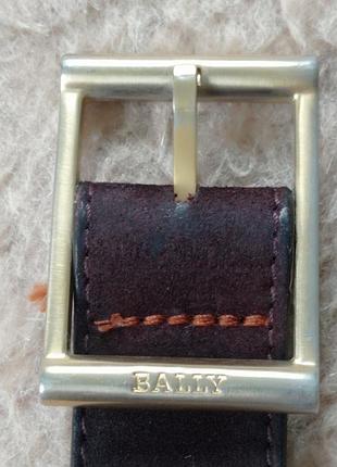 Ремень bally замша