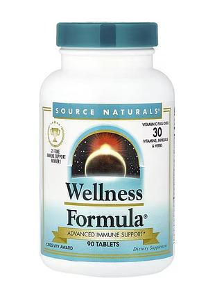 Веллнесс, source naturals, 90 таблеток, для ежедневного рациона.