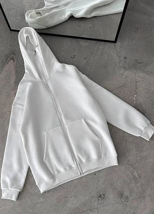 Худі white l