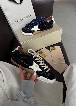 Кеди golden goose true star black white
