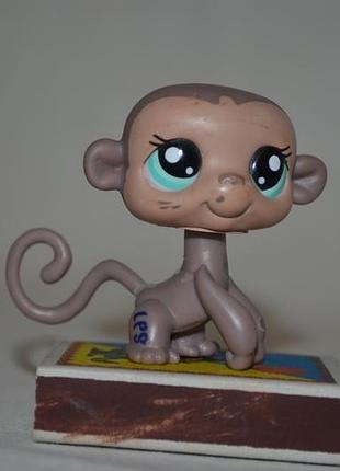 Петс шопы pet shop игрушки зоомагазин littlest pet shop lps оригинал обезьяна мавпенья обезина