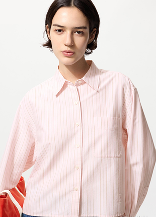 Сорочка oxford boxy uniqlo (483601)