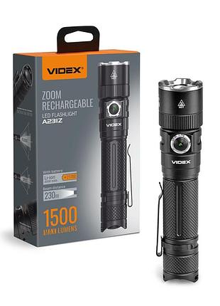 Портативний світлодіодний ліхтарик videx vlf-a231z 1500lm 5000k