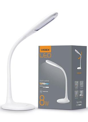 Світлодіодна лампа настiльна videx tf03w 8w 3000-5500k