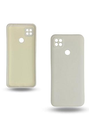 Чохол-накладка bizon android захист камери для xiaomi redmi білий
