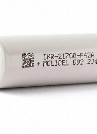 Molicel inr21700-p42a, 4200 ма·ч, 45 а, промышленный литий-ионный элемент типа 21700 для сборки пользовательских аккумуляторных ба