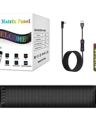 Гнучкий світлодіодний екран дисплей led matrix panel розмір 37*9.2 см no2258