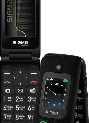 Мобільний телефон sigma mobile comfort 50 shell duo type-c чорний
