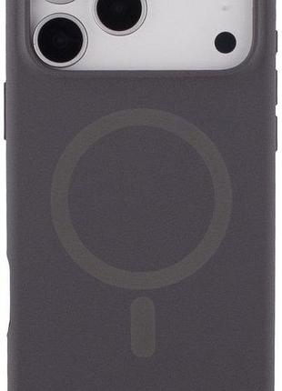 Чохол-накладка bizon soft silicone (magsafe) для iphone 17 pro сірий