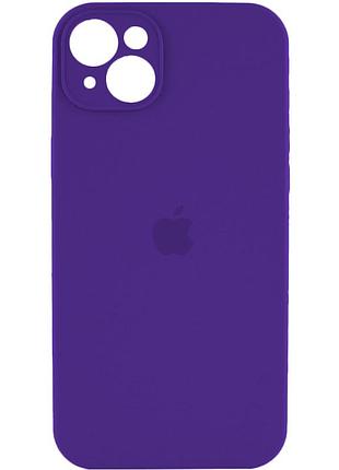 Чохол-накладка silicone full aa camera protect для apple iphone 14 amethist