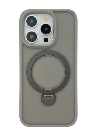 Чохол-накладка case lab ostand для iphone 15 pro темно-сірий
