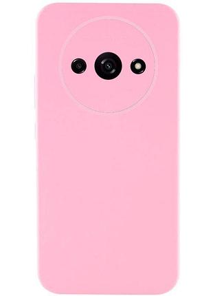 Чохол-накладка bizon android захист камери для xiaomi redmi a3 pink пісочний бежевий