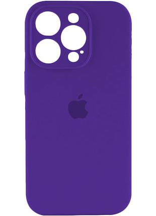 Чохол-накладка silicone full aa camera protect для apple iphone 13 pro max amethist