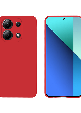 Чохол-накладка bizon android захист камери для xiaomi redmi 13 червоний